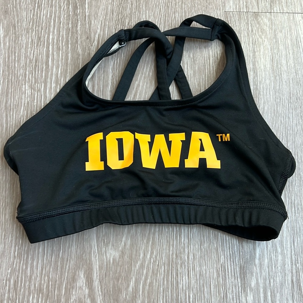 Varsity Iowa Sports Bra